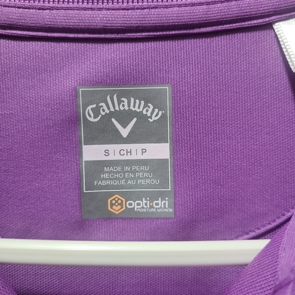Callaway Lilac Polo Short Sleeve Shirt Size S - Picture 5 of 5